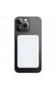 Beyaz mini MagSafe uyumlu 5000 mAh wireless promosyon powerbank